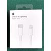Apple CAVO LIGHTNING USB-C 1 METRO 2 METRI ORIGINALE 1MT 2MT X APPLE IPHONE 12 13 14