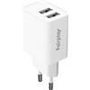 Caricatore Fairplay Doppio USB da 12W Ve Alimentatore Caricatore Fairplay Doppio USB da 12W Apple Android ricarica veloce