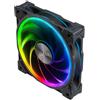 Akasa SOHO AR Case per computer Ventilatore 12 cm Nero, Trasparente 1 pz (Akasa