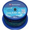 Verbatim CD-R AZO Crystal 700 MB 50 pz