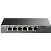 Tp-Link switch di rete Non gestito Fast Ethernet 10/100 PoE Nero TP-Link TL-SF1006P
