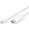 ‎DIGITUS DIGITUS Mini DisplayPort to HDMI adapter cable - UHD 4k/60Hz - HDMI 2.0 - Displa