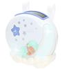 COLORBABY Play Proiettore per Culla con Luce e Musica, proiezione a Stelle, Melodie rilassanti, Controllo del Volume, modalità Notte, Funziona con 3 batterie AAA Non Incluse, per Bambini da 0 Mesi