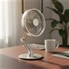 Ventilatore Rotante 720 Gradi Griglia a Prova di Bambino per Ufficio, Studio