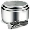 Backen 191199 Set di pentole 16 18 20 cm Acciaio inossidabile 4 pezzi Induzione