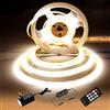 luktix Striscia LED Bianca Naturale 2m 4000K Striscia LED Dimmerabile 24V CRI92