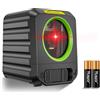 Huepar Livella Laser Autolivellante 25M Linea Laser Rosso a Croce Orizzontale e