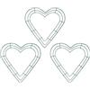 No Confezione da 3 Ghirlande in Metallo A Forma di Cuore da 12 Pollici con Cor5244