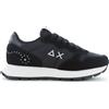 SUN68 Ally Studs - Donna Sneakers Scarpe Nere Z36205-11 Sneakers NUOVE