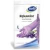 Stella McCartney STELLA Guanti in gomma da cucina, 1 paio/taglia L, profumo di lavanda/gomma, guanti per la pulizia della casa e della cucina, impermeabili, colore: viola lavanda