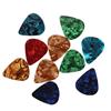No 10 Pezzi Elegante Pickup Chitarra Celluloide Colorabile 0.47mm L9G74807