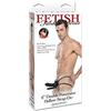 FETISH FANTASY SERIES Pipedream Fetish Fantasy Strap-On 6 Pollici Double Penetrator Hollow, Nero - 1 Prodotto