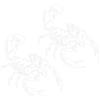 SODIAL 2X Car Decalcomanie 3D Decal Sticker Cool Vinyl, Bianco 40cm D5G26846