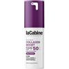 La Cabine laCabine Crema Viso Fluida Collagen Boost SPF50 - Protezione Solare con Collagene Puro e Pantenolo - Rimpolpa, Rassoda e Dona Effetto "Buona Cera" - Texture Fluida Rosata