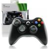 Controller Con Cavo Compatibile Per Console XBOX 360 Gamepad Nero