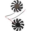 No 75Mm 2Pin GTX1050Ti GPU Cooler DUAL Fan per GTX 1050Ti GTX-10503409