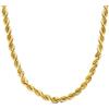 SR Collana Corda Oro 18K 750 MLS. 40 Cm. 15,30 Grammi. 5 Mm Di Spessore