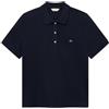 GANT Reg Shield SS Piqué Polo Donna Maglietta Poloshirt Nera