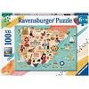 Ravensburger - Puzzles XXL Mappa Della Spagna E Del Portogallo | Puzzle Bambini