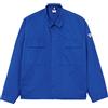 BP Workwear Basic 1485-060-13 - Giacca da lavoro con bottoni automatici nascosti, in puro cotone, vestibilità normale, taglia: 98/102, colore: blu reale