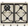 SMEG SR964PGH PIANO COTTURA GAS 4 FUOCHI ESTETICA VICTORIA 60CM PANNA