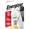Energizer Lampadina LED Golf Ball E14 3.1W 25W Bianco Caldo 2700K 250lm
