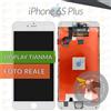 Apple DISPLAY APPLE IPHONE 6S PLUS BIANCO SCHERMO LCD VETRO TOUCH PARI A ORIGINALE