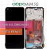 OPPO DISPLAY OPPO A94 5G CPH2211 SCHERMO FRAME OLED VETRO TOUCH LCD PARI A ORIGINALE
