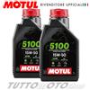 Motul 2 litri Olio Motore MOTUL 5100 15w50 4T MA2 Sintetico-x Moto Scooter ATV 4 Tempi