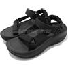 Teva Hurricane XLT2 Ampsole Black Women Strap Outdoors Platform Shoe 1131270-BLK