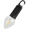 Lampada LED Solare Portatile per Tenda da Campeggio Uso Esterno 54g 6x6x18cm Mis