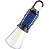 Lampada LED Solare Portatile per Tenda da Campeggio Uso Esterno 54g 6x6x18cm Mis