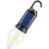 Lampada LED Solare Portatile per Tenda da Campeggio Uso Esterno 54g 6x6x18cm Mis