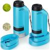 Eurowagens Microscopio Portatile Per Bambini 60x180 Microscopio Manuale Giocattolo