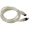 HQRP Firewire 4-6 Pin Cavo per Canon ZR85 ZR850 ZR90 ZR900 ZR930 ZR950