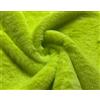 CRS Fur Fabrics Super Lusso Tessuto In Pelliccia Sintetica - Peluche Super Morbido Giallo Neon