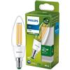 Philips LED Lampadina Classe A Ultra Efficiente, 4W, 3000K, E14
