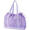 Borsa a Rete con Coulisse Manici Doppi Contenitore Leggero per Trasporto