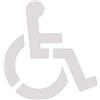 Stencil Parcheggio Disabili Spessore 1 Mm Stencil Simbolo Carrozzina per