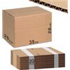 Gianto 20 Scatole di Cartone 29 x 39 x 28 cm con Cordonatura, per Tr HKQ0