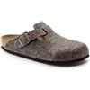 BIRKENSTOCK Sabot Birkenstock Boston Cacao 160583 Feltro Lana (41-46)