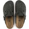 BIRKENSTOCK Sabot Birkenstock Boston Grigio Antracite 160373 Feltro Lana (41-45)