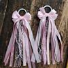 Charms Stivali Fiocco Raso Ciondoli con Fiocco Stratificato