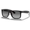 Ray-Ban Ray Ban 4165 Justin 55 622/T3 Occhiali Sole Nero Gommato/Grigio Polararizzato