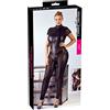 Cottelli CURVES Jumpsuit with Net-27304481061 Nero XXL