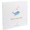 goldbuch 50 500 Baby Diary Little Splash, album dei ricordi con 100 pagine illustrate, copertina in rilievo dorata e motivo balena, copertina con stampa artistica, circa 24,5 x 22,5 x 3,5 cm