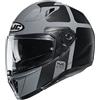 HJC Casco moto i70 PRIKA MC5, Nero/Grigio, L