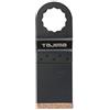 Tajima Accessorio per sega Multitool con rivestimento in metallo duro per materiali più ostinati, cemento, piastrelle, lama 32,5 mm, SCA325