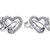 Pandora Orecchini Donna Argento Sterling Cuore & Farfalla 294
