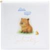 goldbuch 24 040 - Album fotografico con motivo Tesoro Capybara, 60 pagine bianche con divisori in pergamena, copertina in stampa dorata, ca. 25 x 25 x 4 cm, colore: Bianco